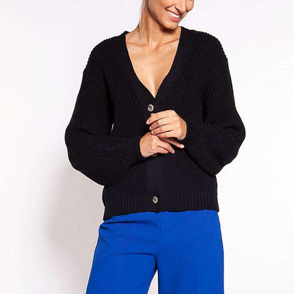 Elegant Comfort Ribbed Cardigan - Très Elite