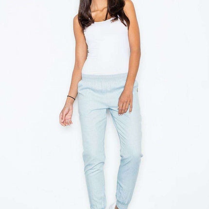 Elegant Comfort Stretch Pants: Redefine Your Wardrobe - Figl Model 43911