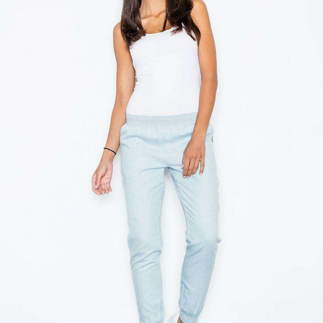 Elegant Comfort Stretch Pants: Redefine Your Wardrobe - Figl Model 43911