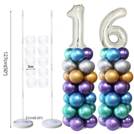 Elegant Confetti Balloon Decoration Ensemble - Elevate Your Celebrations with Style - Très Elite