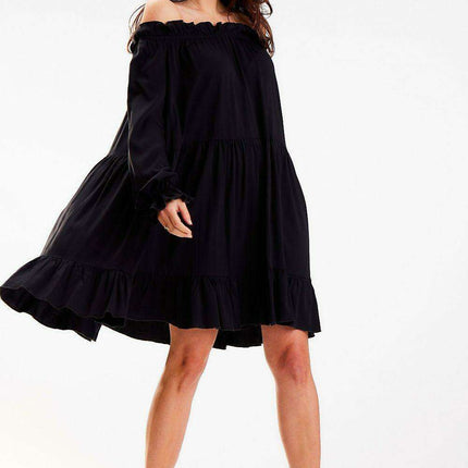 Elegant Convertible A-Line Dress with Spanish Flair - Très Elite