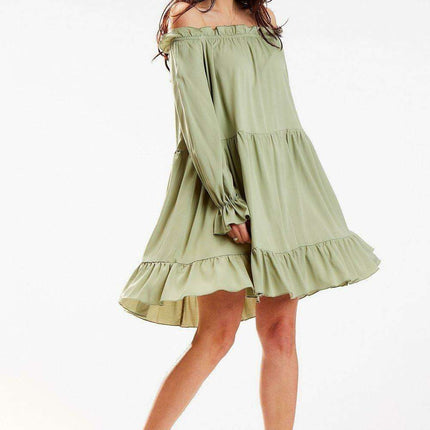 Elegant Convertible A-Line Dress with Spanish Flair - Très Elite