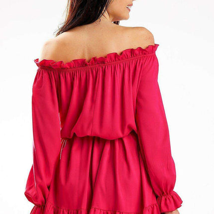 Elegant Convertible A-Line Dress with Spanish Flair - Très Elite
