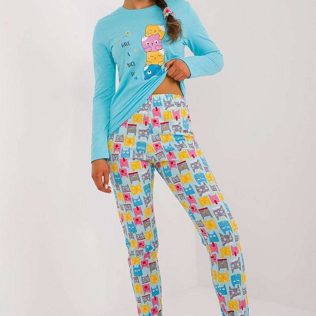 Elegant Cotton Blend Sleepwear Set for Cozy Nights