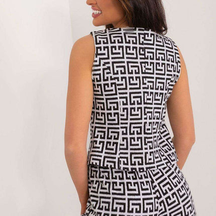 Elegant Cotton Blend Women's Waistcoat - Très Elite