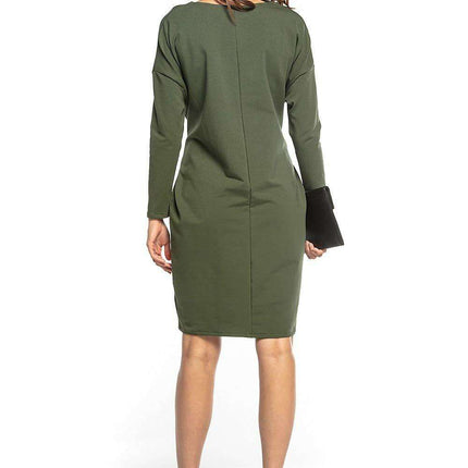 Elegant Cotton Kimono Midi Dress with Adjustable Tie Waist - Très Elite