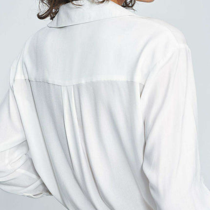 Elegant Cotton Long Sleeve Button Up Shirt By Nife Elite - Très Elite