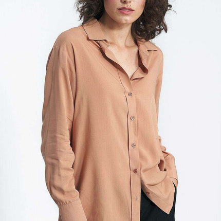 Elegant Cotton Long Sleeve Button Up Shirt By Nife Elite - Très Elite