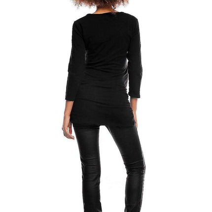 Elegant Cotton Maternity & Nursing Tunic - The Perfect Fusion of Style and Comfort for Moms - Très Elite