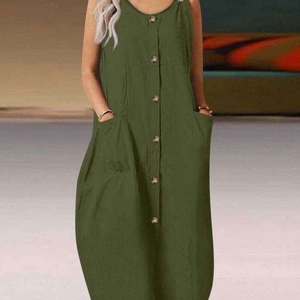 Elegant Cotton Sundress with Customizable Straps for Everyday Chic