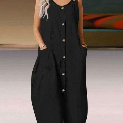 Elegant Cotton Sundress with Customizable Straps for Everyday Chic