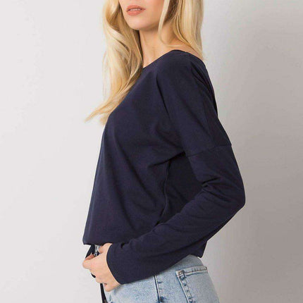 Elegant Cotton Top with Trendy Tie Accent - Très Elite