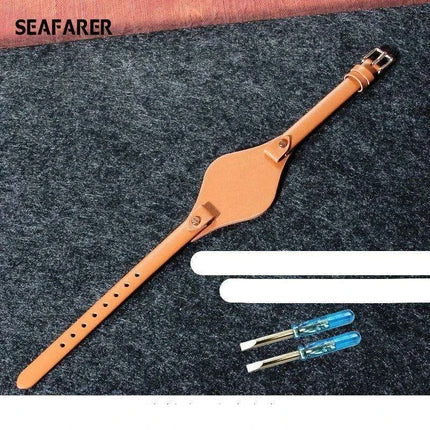 Elegant Cowhide Leather Watch Straps with Rose Steel Buckle - A Luxurious Women's Accessory - Très Elite