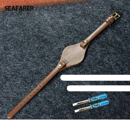 Elegant Cowhide Leather Watch Straps with Rose Steel Buckle - A Luxurious Women's Accessory - Très Elite