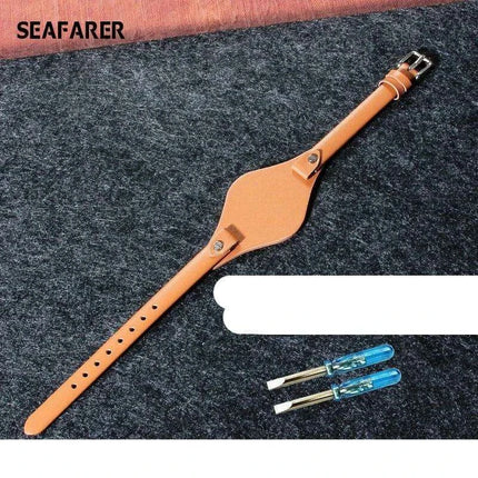 Elegant Cowhide Leather Watch Straps with Rose Steel Buckle - A Luxurious Women's Accessory - Très Elite