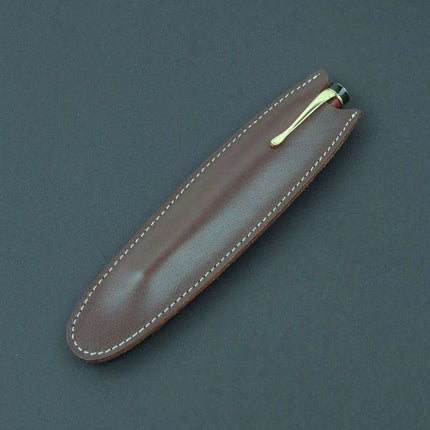 Elegant Cowhide Leather Zippered Pen Organizer for a Classy Workspace- Très Elite- Très Elite