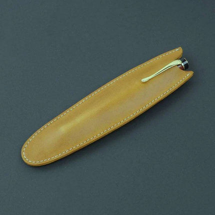 Elegant Cowhide Leather Zippered Pen Organizer for a Classy Workspace- Très Elite- Très Elite