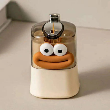 Elegant Cream Toothpick Dispenser for Upscale Dining and Home Decor - Très Elite