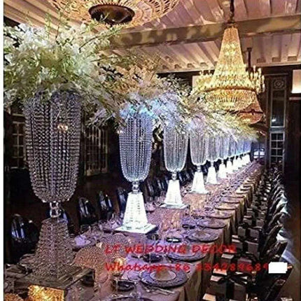 Elegant Crystal Acrylic Bridal Centerpiece Set - Luxurious Table Decor Collection - Très Elite