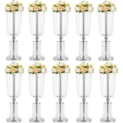 Glamorous Crystal Blossom Centerpieces - Set of 10