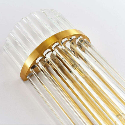 Elegant Crystal Wall Sconce - Modern Illumination for Home and Bath - Très Elite