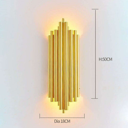 Elegant Crystal Wall Sconce - Modern Illumination for Home and Bath - Très Elite