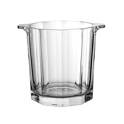 Elegant Crystal Wine Chiller with Champagne Holder - Premium Ice Bucket for Events and Gatherings - Très Elite