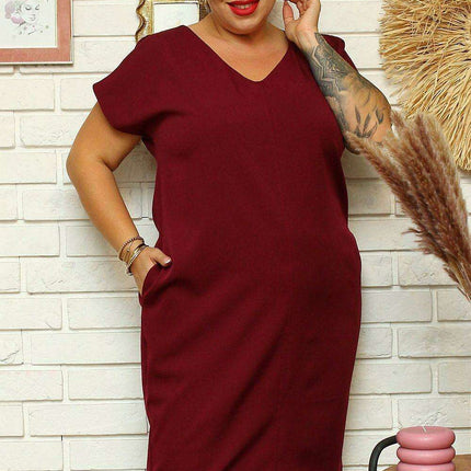 Elegant Curve-Enhancing Karko Dress