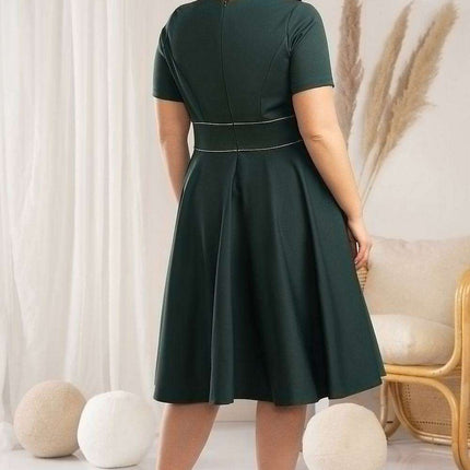 Elegant Curves Flared Dress - Karko Collection - Très Elite