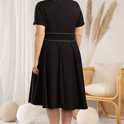 Elegant Curves Flared Dress - Karko Collection - Très Elite
