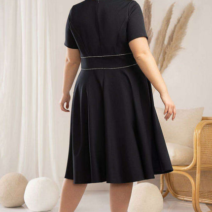 Elegant Curves Flared Dress - Karko Collection - Très Elite