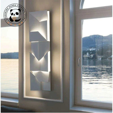 Elegant Customizable 3D Wall Sconce with Adjustable Brightness - Select Your Ideal Size- Très Elite- Très Elite