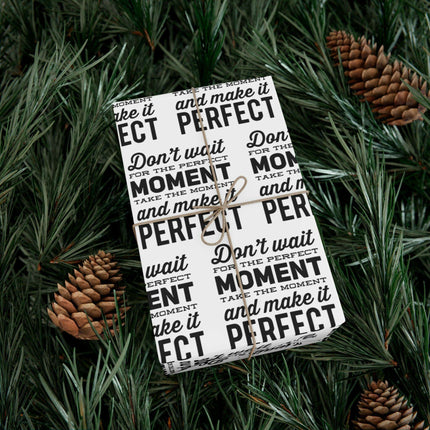Elegant Customizable Gift Wrap with Inspirational Quotes: Redefine Your Gifting Experience..