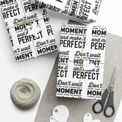 Elegant Customizable Gift Wrap with Inspirational Quotes: Redefine Your Gifting Experience..