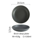8inch deep plate