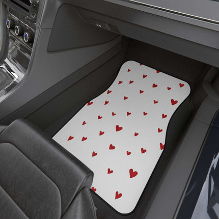 Elegant Customizable Heart Shaped Car Mats - Luxury Edition..