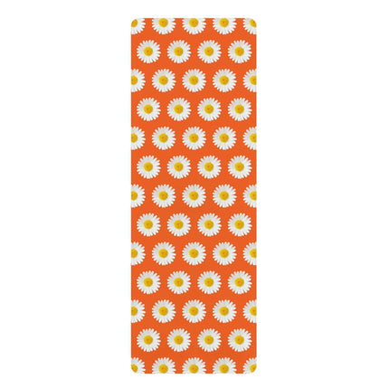 Elegant Daisy Blossom Premium Yoga Mat with Superior Grip - Luxe Yoga Essential by Elite Maison