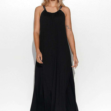 Elegant Daytime Maxi Dress with Adjustable Top and Subtle Detailing