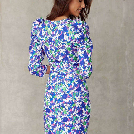 Elegant Daytime Overlap Dress - Très Elite