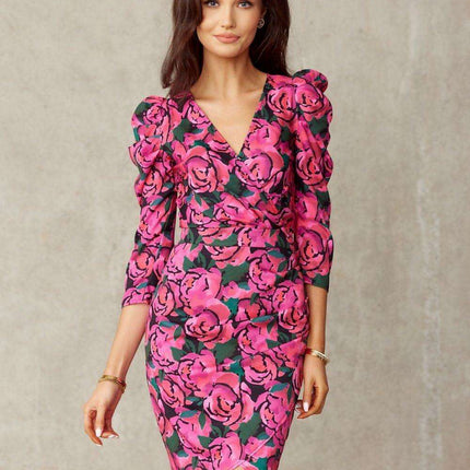 Elegant Daytime Overlap Dress