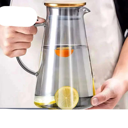 Elegant Diamond-Embossed Glass Kettle for All Beverage Types, 1.2L Capacity - Très Elite