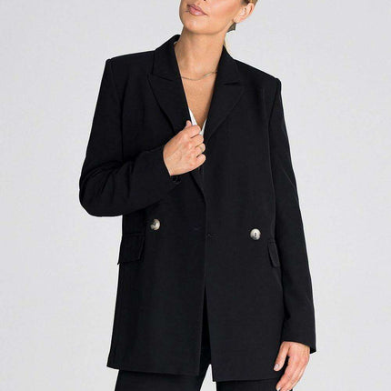 Elegant Double-Breasted Jacket: A Perfect Fusion of Style and Comfort