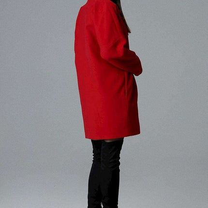 Elegant Double-Breasted Kimono Sleeve Outerwear - Très Elite