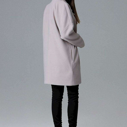Elegant Double-Breasted Kimono Sleeve Outerwear - Très Elite