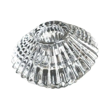 Elegant Double-Faced Glass Candle Holder for Home and Event Decor - Très Elite