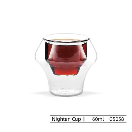 Elegant Double Wall Glass Coffee Set for a Luxurious Brewing Experience - Très Elite