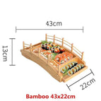 Bamboo 42x21xH13cm