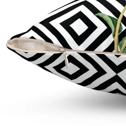 Elegant Dual-Sided Dahlia Floral Pillow Cover for Stylish Home Decor