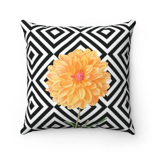 Elegant Dual-Sided Dahlia Floral Pillow Cover for Stylish Home Decor - Très Elite