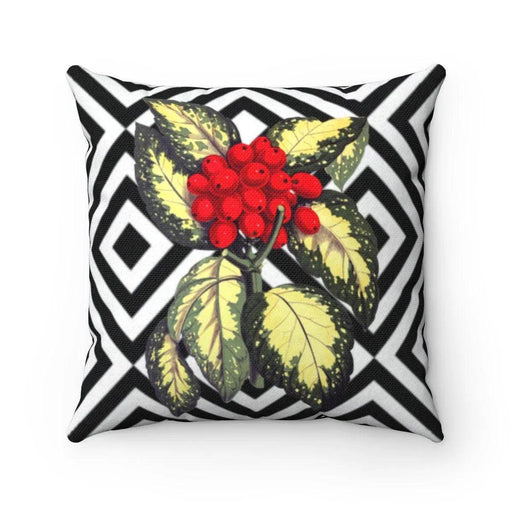 Elegant Dual-Sided Fruit Motif Pillow Cover with Vibrant Sublimation Design - Très Elite